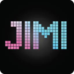 โลโก้ค่ายเกม JIMI ในแถบค่ายเกมหน้าแรก