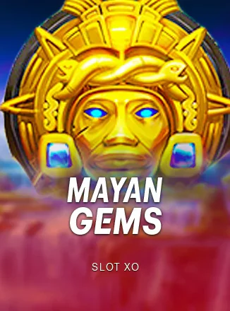 ภาพปกเกม Mayan Gems (หน้ากากทองแบบมายา) ประกอบหัวข้อWild และ Scatter