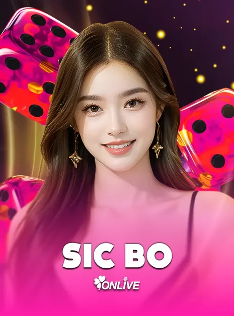ภาพปกเกม Sic Bo (ดีลเลอร์หญิงข้างโต๊ะไฮโล) ประกอบหัวข้อความถี่รอบโบนัส