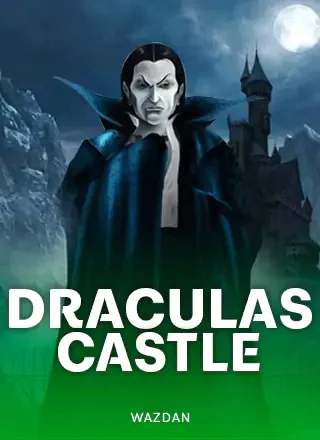 ภาพปกเกม Dracula's Castle ค่าย Wazdan (เคานต์แดร็กคูลาในโทนน้ำเงินเข้ม) ประกอบหัวข้อความถี่รอบโบนัส